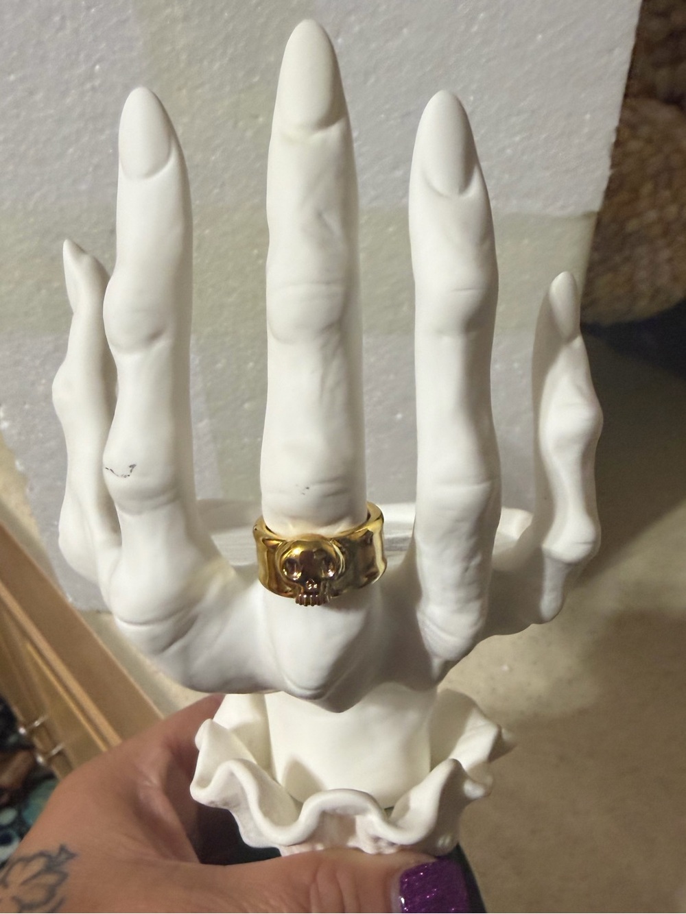 Bath and body works Halloween hand candle holder